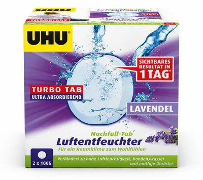 Zdjęcie produktu dla UHU TurboTabs Lavender. 2x100g DFI