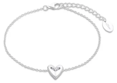Immagine prodotto di bracciale da donna s.Oliver con cuore in argento sterling e zirconi