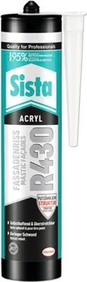 Produktbild von Acryl R430 Fassadenriss 300 ml altweiß Kartusche SISTA