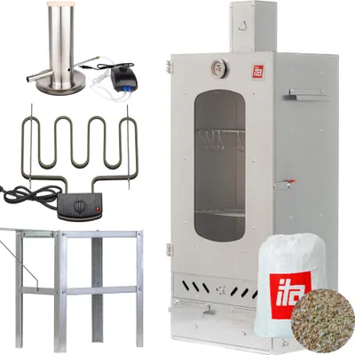 Produktbild von Räucherofen 7012 + Rauchgenerator + Heizelement + Tisch