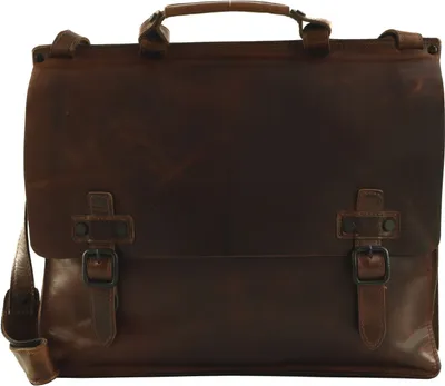 Produktbild von HAROLD'S Leder Businesstasche Aktentasche mit Laptopfach Aberdeen Briefcase Brown braun