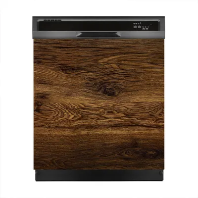 Produktbild von Magnete Dekorative 60x60 cm Küche Magnetmatte Spülmaschine - Dunkle Holz
