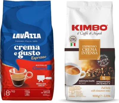 Produktbild von Crema Intensa / Crema e Gusto Classico 2x1kg Bohnenkaffee - Kimbo Lavazza