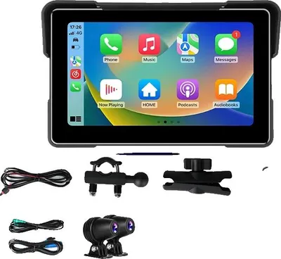 Obrázek produktu pro GPS navigace pro motocykly, vodotěsné provedení, bezdrátové připojení, MT-06 DVR