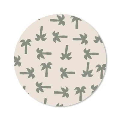 Produktbild von MuchoWow® Mauspad Mousepad Palme - Pastell - Muster 30x30 cm - Mousepads - Maus Mat - Pad - Mausunterlage - Tischunterlage - Schreibtischmatten
