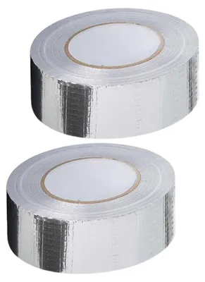 Produktbild von Verstärktes Aluminiumband - Hitzebeständig und Wasserdicht - 2 Stück 48mm/45m