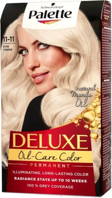 Produktbild von PALETTE Deluxe Oil-Care permanentes Haarfärbemittel mit Mikro-Ölen 11-11 Blond Ultra Titanium