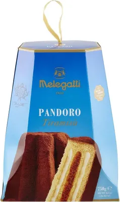 Produktbild von Melegatti Pandoro Tiramisù Weihnachtskuchen mit Tiramisu-Creme 750g