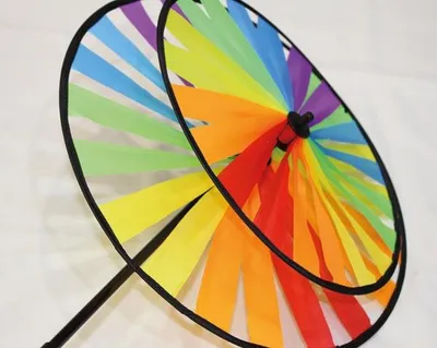Produktbild von Windrad mit Doppelwindrädern, 35cm