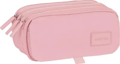 Image de Safta Basic Big Triple Basic Trousse à crayons Homme Rose Rose One Size