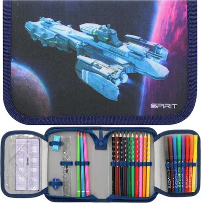 Produktbild von Spirit Schüleretui Space 28-teilig