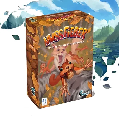 Produktbild von Nussfieber Brettspiel – Familienspiel für Kinder und Erwachsene, Deutsch/Englisch