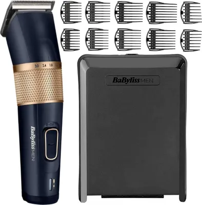Image de BaByliss Babyliss Men Tondeuse à cheveux Lithium Power 0,6-28mm 0,628mm black gold (E986E)