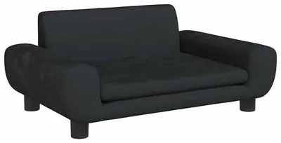 Obrázek produktu pro vidaXL Pelíšek pro psy černý 70x45x33 cm Velvet