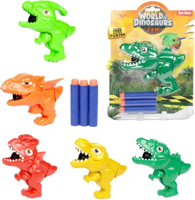 Immagine prodotto di World of Dinosaurs Mini Dinopistool con frecce, 4dlg.