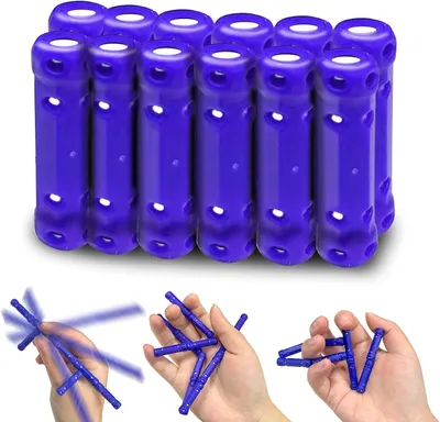 Produktbild von Fidget-Spielzeug – Set mit 12 Stück – Magnetisches Fidget-Spielzeug – Fidget-Magnetstäbe – zur Stress- und Angstbewältigung