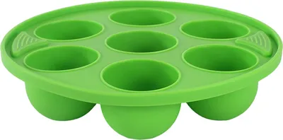 Produktbild von Silikon-Kuchenform mit 7 Löchern zum Backen, lebensmittelechte Silikon-Dessertform für Kuchen, Gelee, Pudding, hochtemperaturbeständige Küchen-Backutensilien