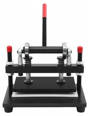 Image de Machine de découpe manuelle - Noire - Épaisseur de coupe : 100 mm - Pour tôle d'acier - Adaptée au cuir et aux tissus
