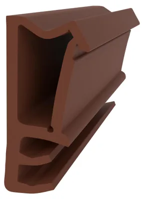 Produktbild von Flügelfalzdichtung für Holzfenster - Braun - 10 Meter - 12 mm Falzhöhe - 4-5 mm Nutbreite - Fensterdichtungen Holzfenster - Fenster Dichtung