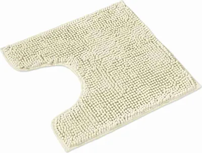 Zdjęcie produktu dla Mata łazienkowa WohnDirect z wycięciem na WC PARIS kremowa 45 x 45 cm Z wycięciem