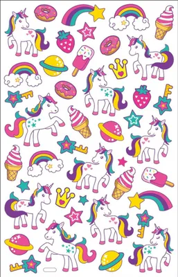 Immagine prodotto di Adesivi - Unicorni 35 pz