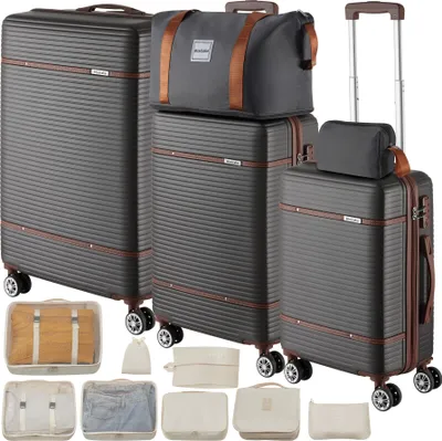 Image de Ensemble de valises MADISON 13 pièces avec serrure TSA - gris anthracite