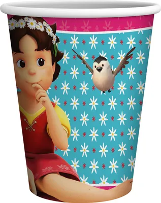 Produktbild von Becher Heidi 250ml 10 Stk. Einwegbecher Partybecher für Kindergeburtstag Party