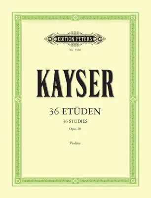 Obrázok produktu pre 36 Etüden op. 20 "Für die Violine""