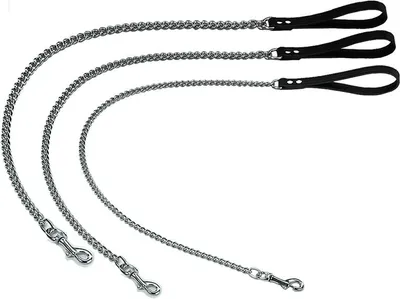 Produktbild von Nobby Kettenleine Professional schwarzbraun, Maße: 110 cm / 20 mm