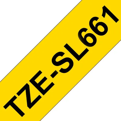 Immagine prodotto di Brother TZESL661 Schriftband Brother 36mmx8m gelb/schwarz TZe-SL661