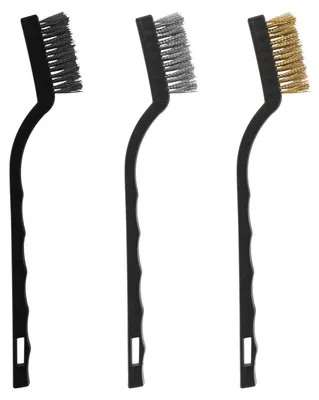 Produktbild von HANDY - Mini-Drahtbürsten - 3er-Set - Lötbürsten