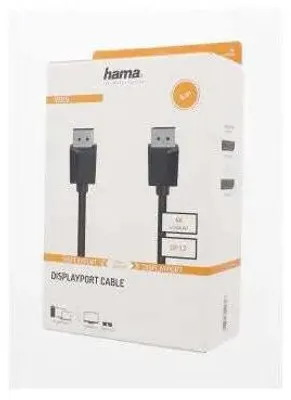 Produktbild von HAMA DisplayPort-Kabel, DP 1.2, Ultra-HD 4K, 5,0 m schwarz (00200698)