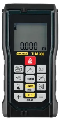Obrázek produktu pro Stanley TLM330, LCD, m, Černá, 1/4", IP54, Alkalický