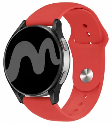 Productafbeelding van imoshion Siliconen Sport bandje - Universeel 22 mm aansluiting - Rood, AI-gegenereerde afbeelding