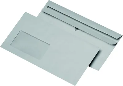 Produktbild von 1000 Mailmedia® Briefumschläge DIN lang mit Fenster