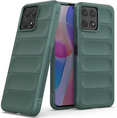 Produktbild von Honor X8 Hülle, Weich TPU Silikon Stossfest Anti-rutsch Schutzhülle für Honor X8 Grün