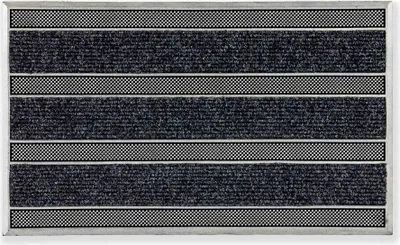 Obrázek produktu pro Rohožka Astra pro vnitřní i venkovní použití RUBBER PIN černá 45 x 75 cm