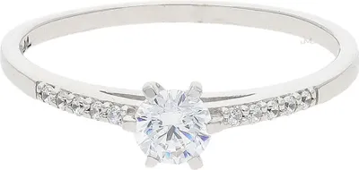 Produktbild von JuwelmaLux Ring 333 Weißgold mit Zirkonia JL39-07-0391 56