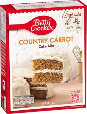 Produktbild von Betty Crocker Country Carrot Cake Mix 425g