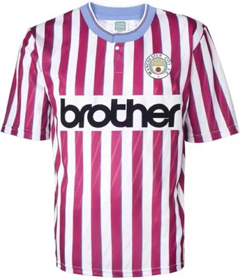 Produktbild von Trikot Manchester City Herren Mcfc Fw 1998 Auswärts T-Shirt Burgund Mix