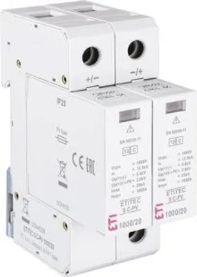 Produktbild von Überspannungsableiter ETITEC S C-PV 1000/20 ETI 002445308