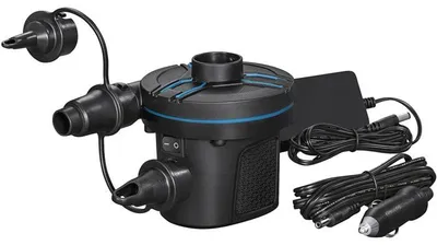 Zdjęcie produktu dla Elektryczna pompka powietrza – BESTWAY – Model kompaktowy – Maksymalne ciśnienie 55 barów – Napięcie 230 V – Kolor czarny