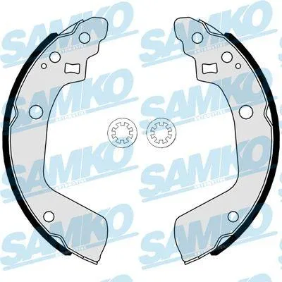 Produktbild von SAMKO Bremsbackensatz Trommelbremse Hinten für SUZUKI SWIFT III (MZ, EZ) 200mm 81121