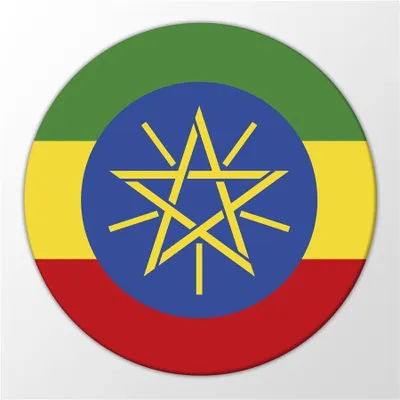 Produktbild von Huuraa Magnet Äthiopien Flagge Geschenk Kühlschrankmagnet 59mm Kühlschrankmagnet Flaschenöffner Äthiopien Flagge Präsent