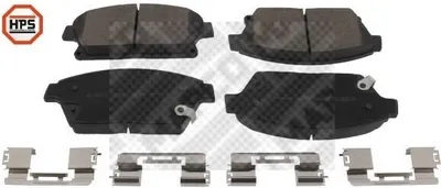Produktbild von MAPCO 6958HPS Bremsbeläge Satz Vorne für OPEL Mokka / Mokka X (J13) Astra J Sports Tourer (P10) ASTRA J ZAFIRA TOURER C (P12) Astra J GTC (P10)