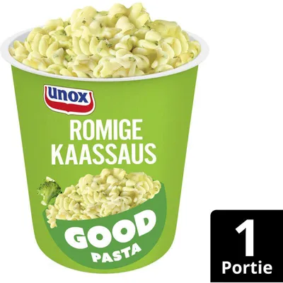 Obrázok produktu pre Unox Goodpasta Kaassaus 69g – Krémová syrová omáčka na cestoviny v porciovanom vrecúšku