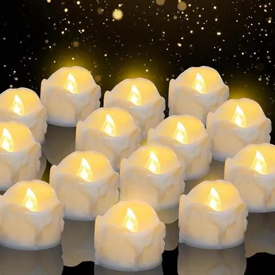 Obrázok produktu pre Vianočná sada LED sviečok, 14 ks, priemer 36 cm