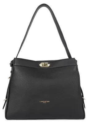 Produktbild von Lancaster Hobo-Tasche Mit Metallverschluss L Lady ROMY Schwarz