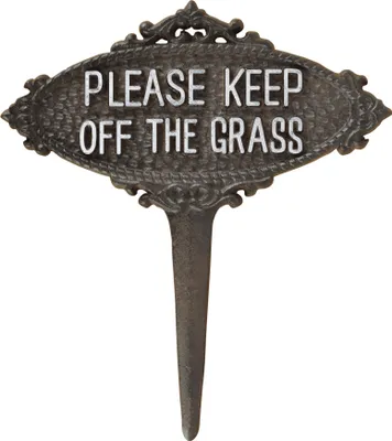 Produktbild von Esschert Design Gartenstecker "Keep off the grass"; TT207; 20,8x0,9x23,3 cm