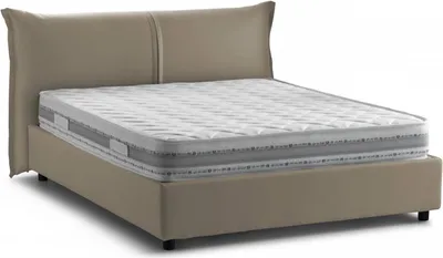 Produktbild von Doppelbett Dbiasc, Containerbett mit Stoffbespannung, 100%  Italy, Frontöffnung, inklusive Matratze 160 x 200 cm, Turteltaube